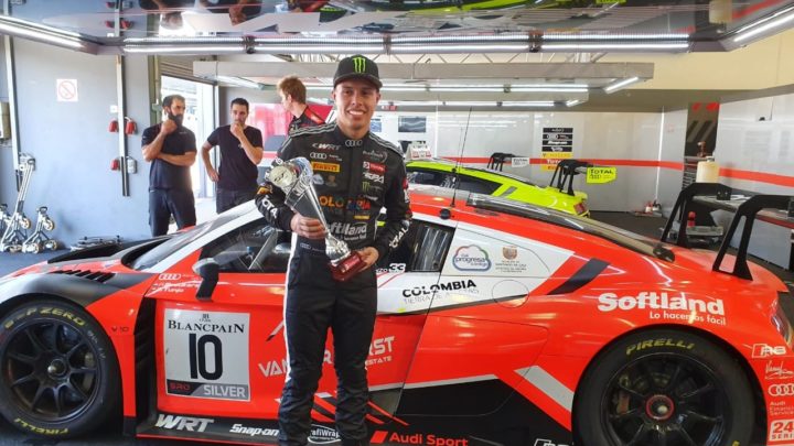 Podio para el piloto caleño Óscar Tunjo este sábado en el Blancpain GT de Alemania