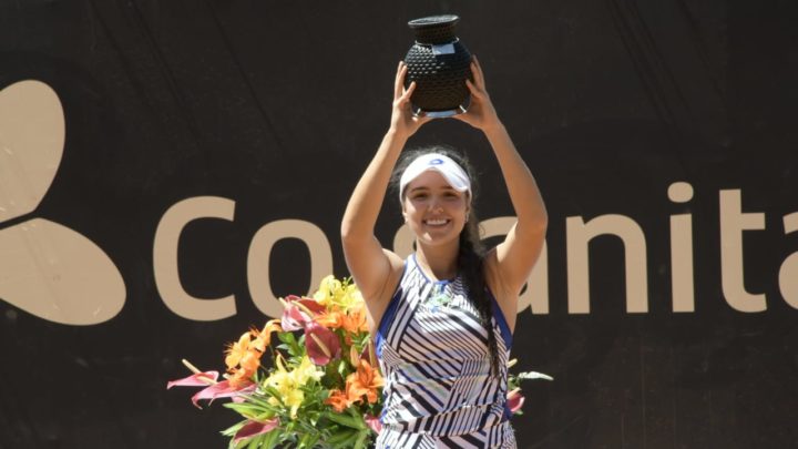 María Camila Osorio le dio a Colombia este domingo el título de la Copa Colsanitas