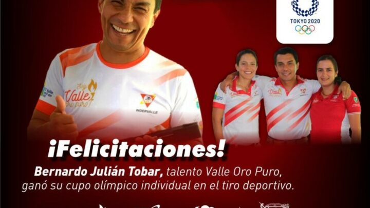 Bernardo Tobar Jr. estará en el tiro deportivo de los Juegos Olímpicos de Tokio